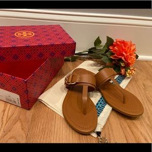 BNIB! 🧡💗Tory Burch Marsden Flat Sandal💗🧡